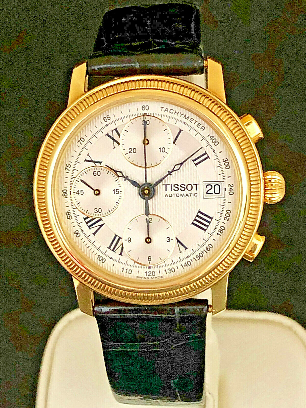 Tissot 18K Yellow Gold Bridgeport Automatic Chronograph 38mm