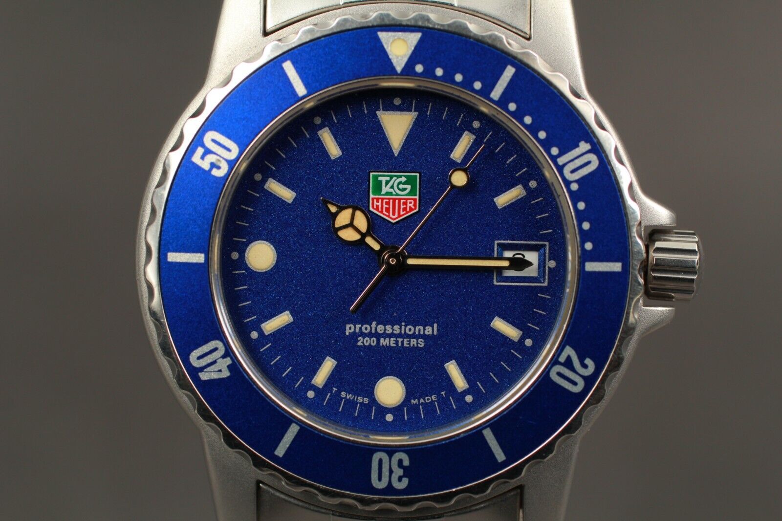 NEAR MINT+++] TAG Heuer 1500 WD1214-G-20 Blue Dial 200M Men's
