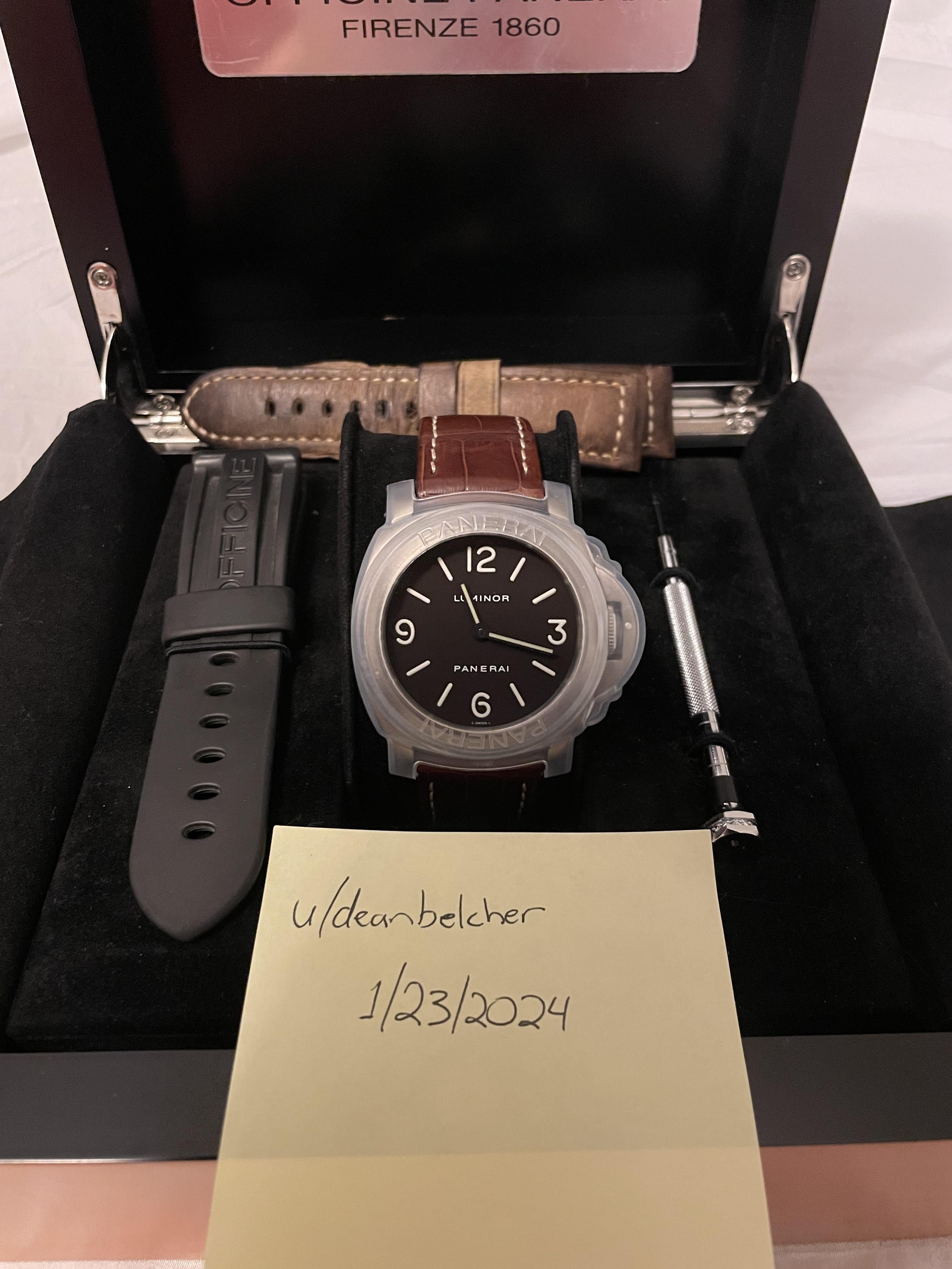 WTS Zeugma Wojtecki straps for Panerai WatchCharts Marketplace