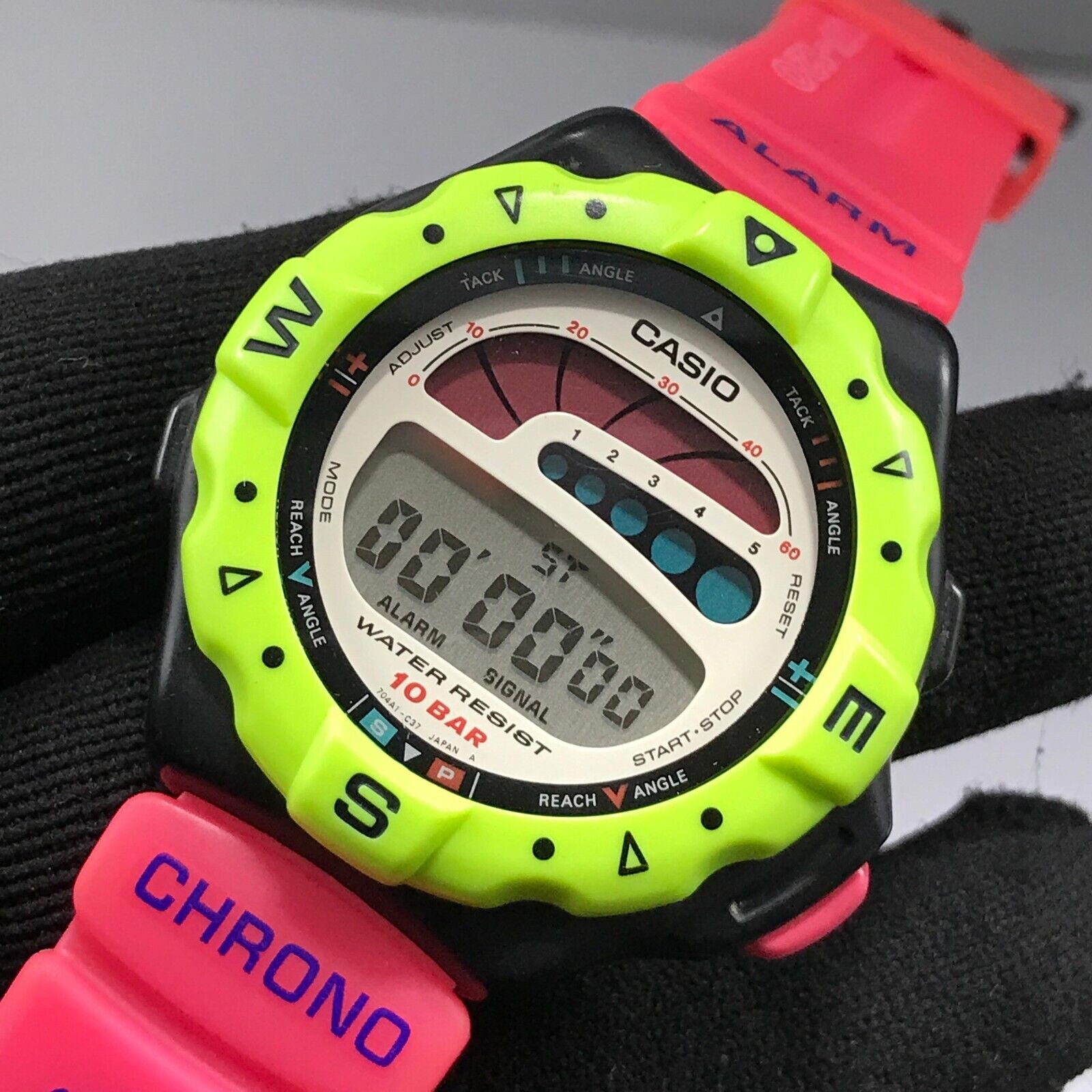 Vintage Casio SUF-120 Surfing Timer Sports Digital 1980s Japan Men 