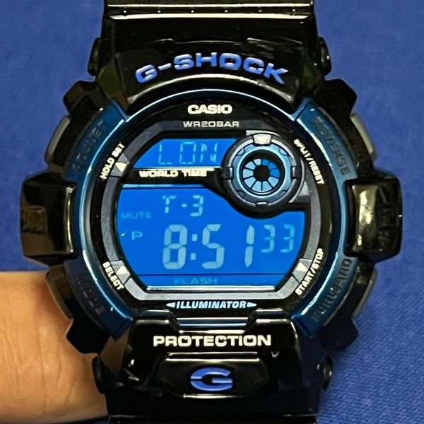 Casio G-SHOCK 3285 Men's Black/Blue G-8900A Digital Sports Watch -40 |  WatchCharts Marketplace