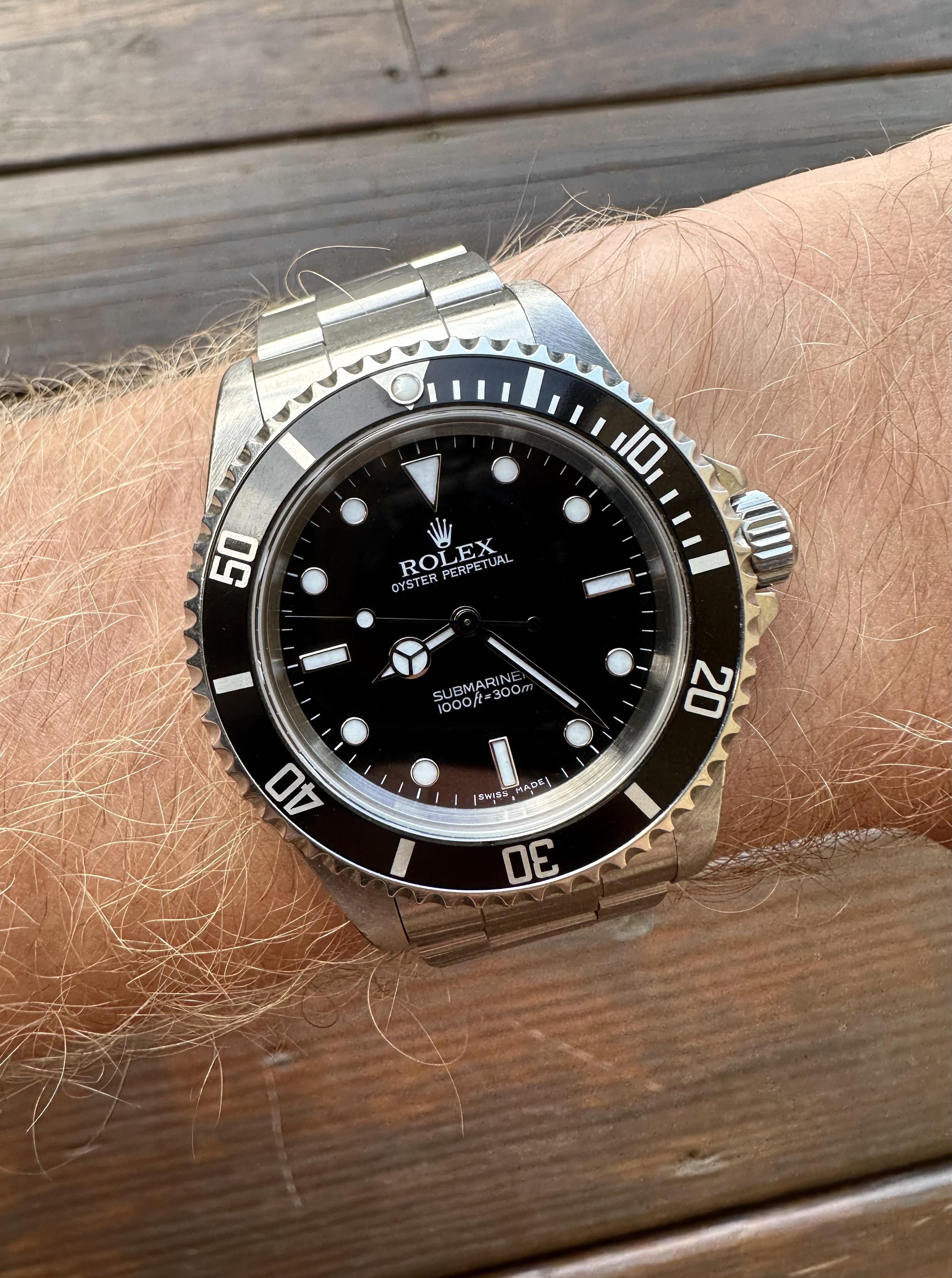 Rolex 14060m 2 discount liner