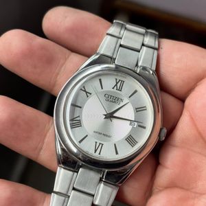 Nice Vintage Seiko Silver Wave 8229-6040 Quartz Diver Japan Watch