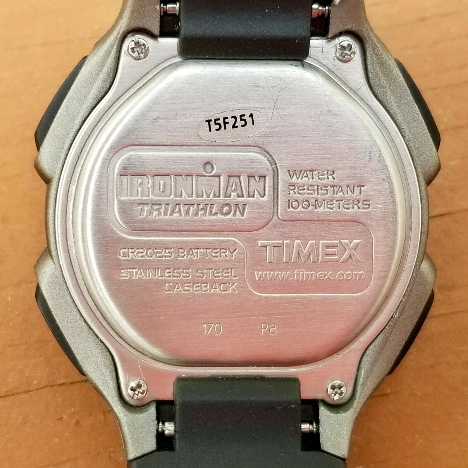 Timex T5F251 Ironman Triathlon Watch New Battery Runs Great