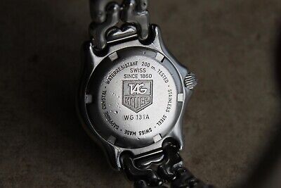 Parts Tag Heuer Blue WG131A.BA0470 Watch Womens Silver SEL
