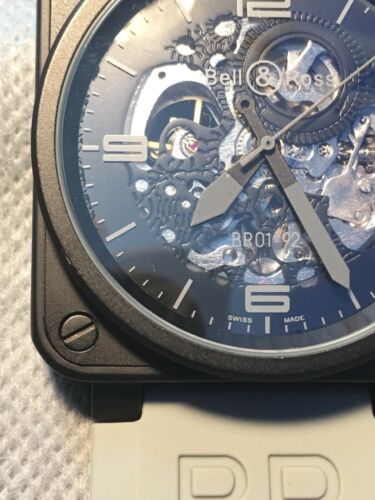 Bell and Ross BR 01 Automatic Skeleton Watch Rare Exclusive