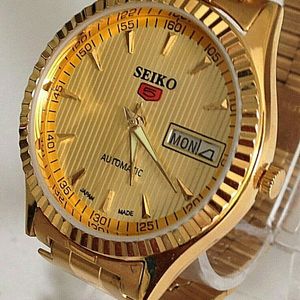 Men's RARE VINTAGE SEIKO 6309-5820 CUSTOM 17 JEWELS DIASHOCK AUTO