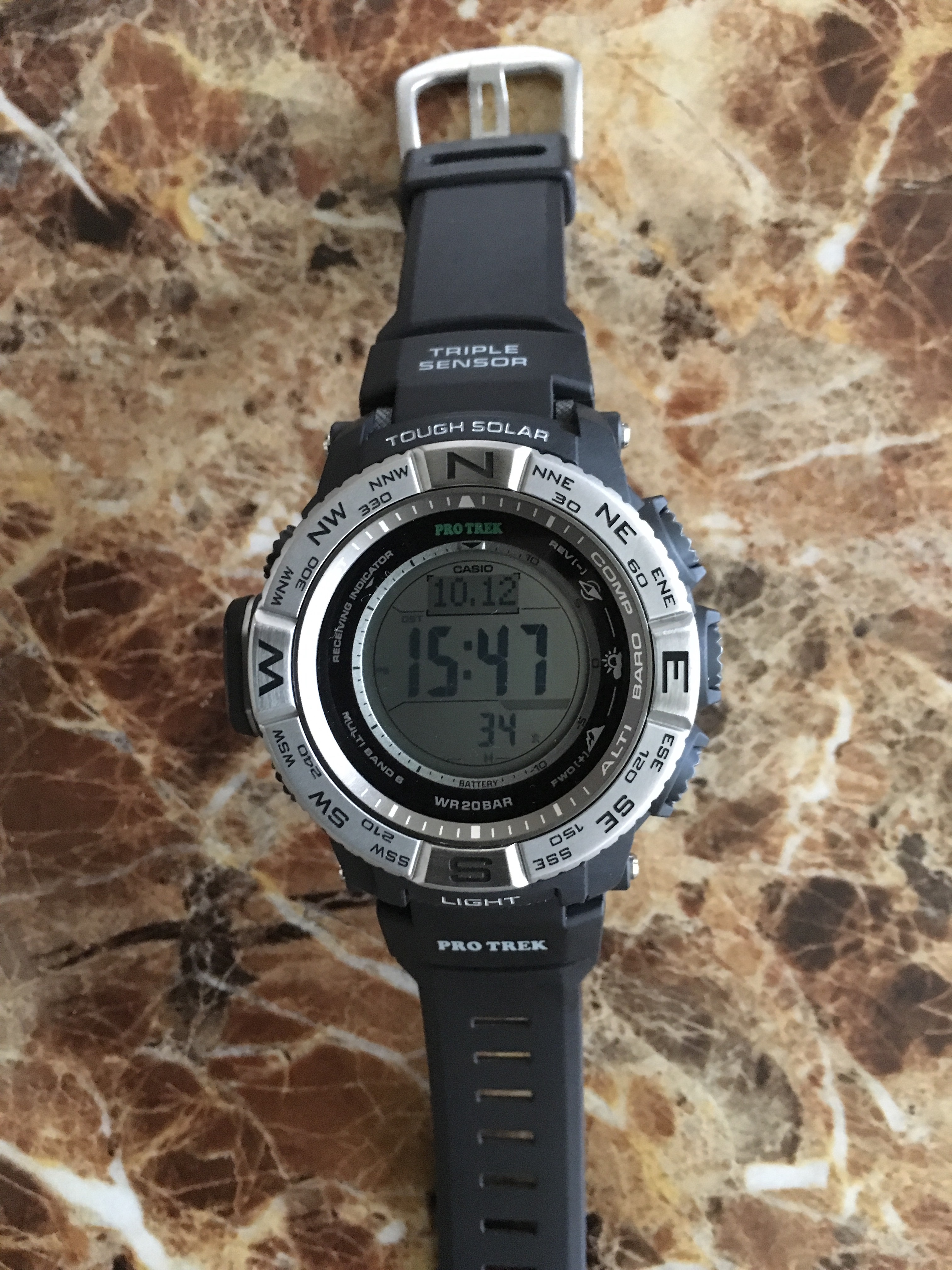 casio men's pro trek prw3500