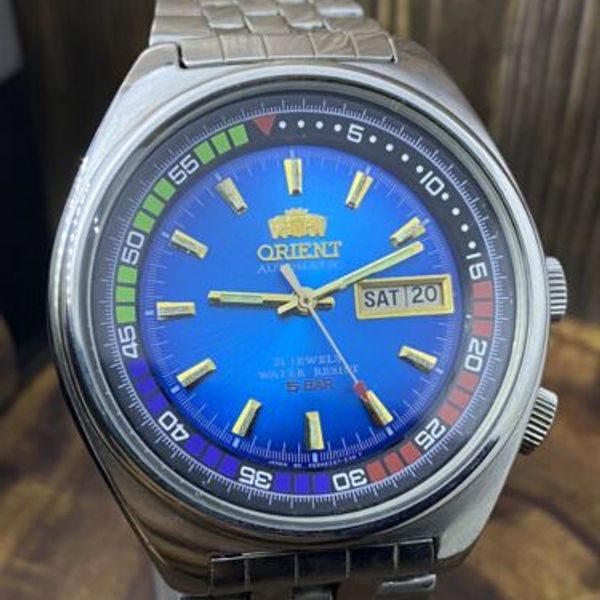 Orient Day/Date World Timer Automatic 469EE9-70 CA Men's Watch