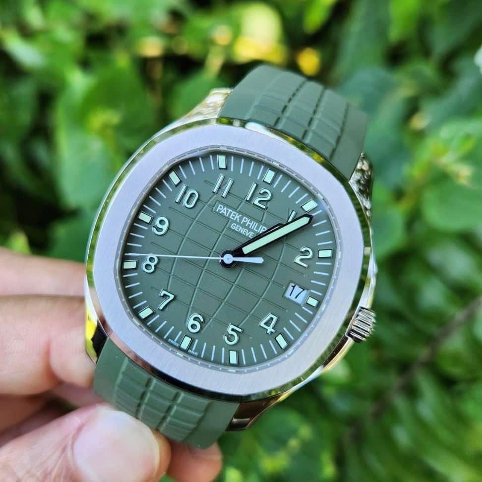 Aquanaut shop patek green