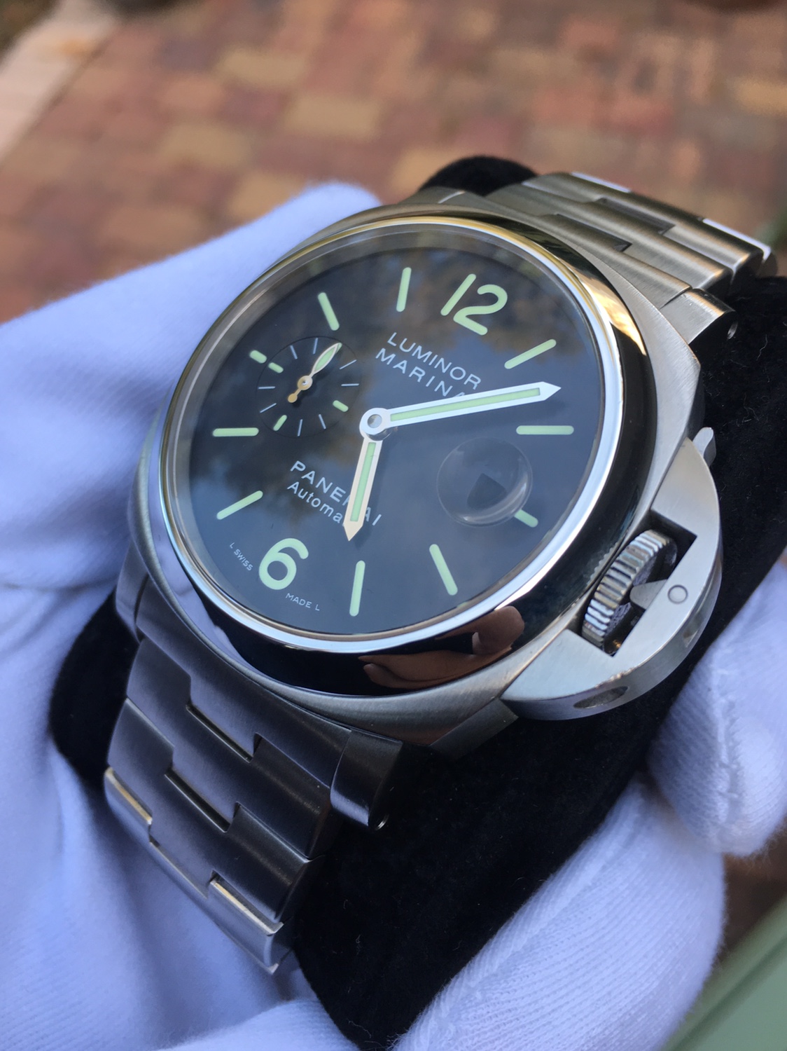 Panerai PAM 00299 Luminor Marina w box no papers WatchCharts Marketplace