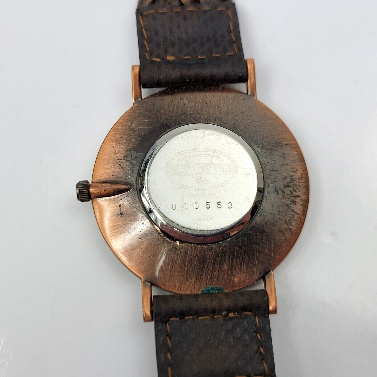 1995 FOSSIL AZTEC STONE WATCH BW-6724 display picture 3