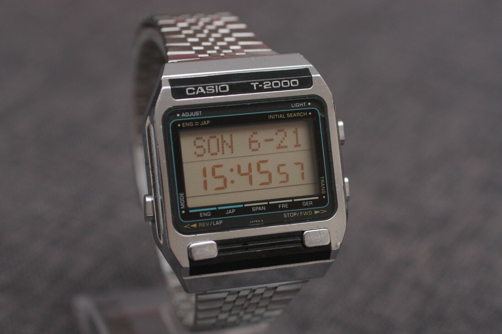Casio T-2000 Translator Watch - Wörterbuch Übersetzung - 5 