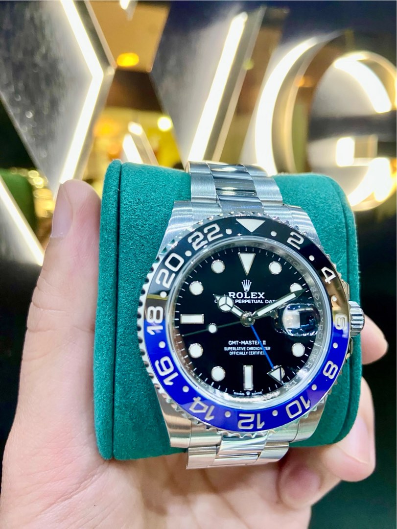 2021 rolex gmt discount master ii batman