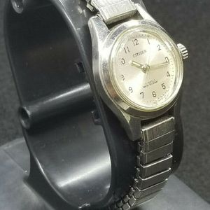 Rare Vintage Citizen 4-163206SMK 17 jewels manual wind women watch