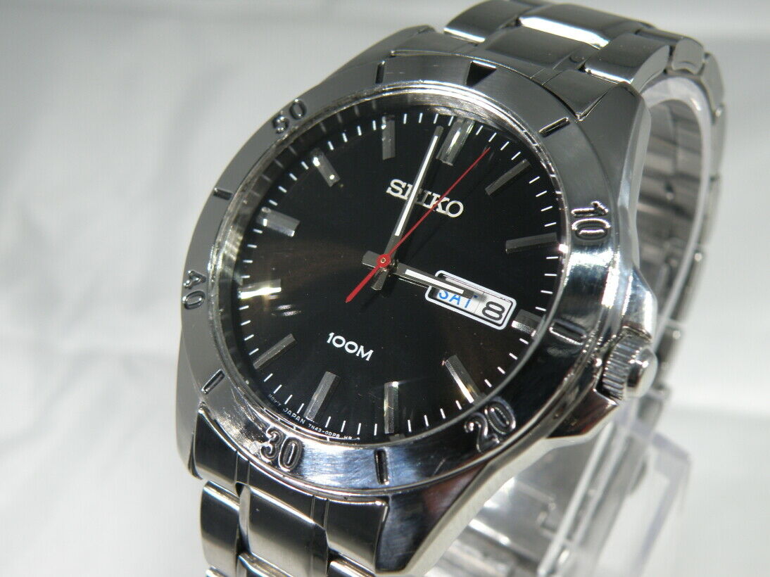 MEN S SEIKO 7N43 0BS0 QUARTZ WATCH VERY GOOD COND. BOXED