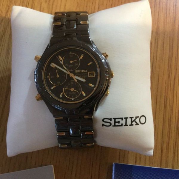 Seiko 7T32-6M69 Stainless Steel Chronograph Analog Alarm Men's Watch  ***READ*** | WatchCharts
