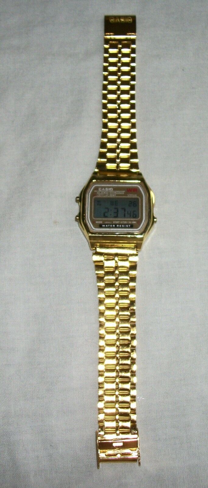 casio a159w gold