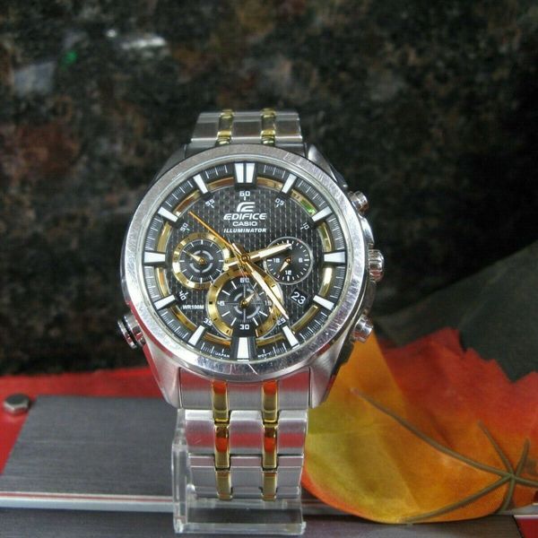 CASIO EFR 537 EDIFICE ILLUMINATOR MEN S STAINLESS STEEL WATCH WatchCharts Marketplace