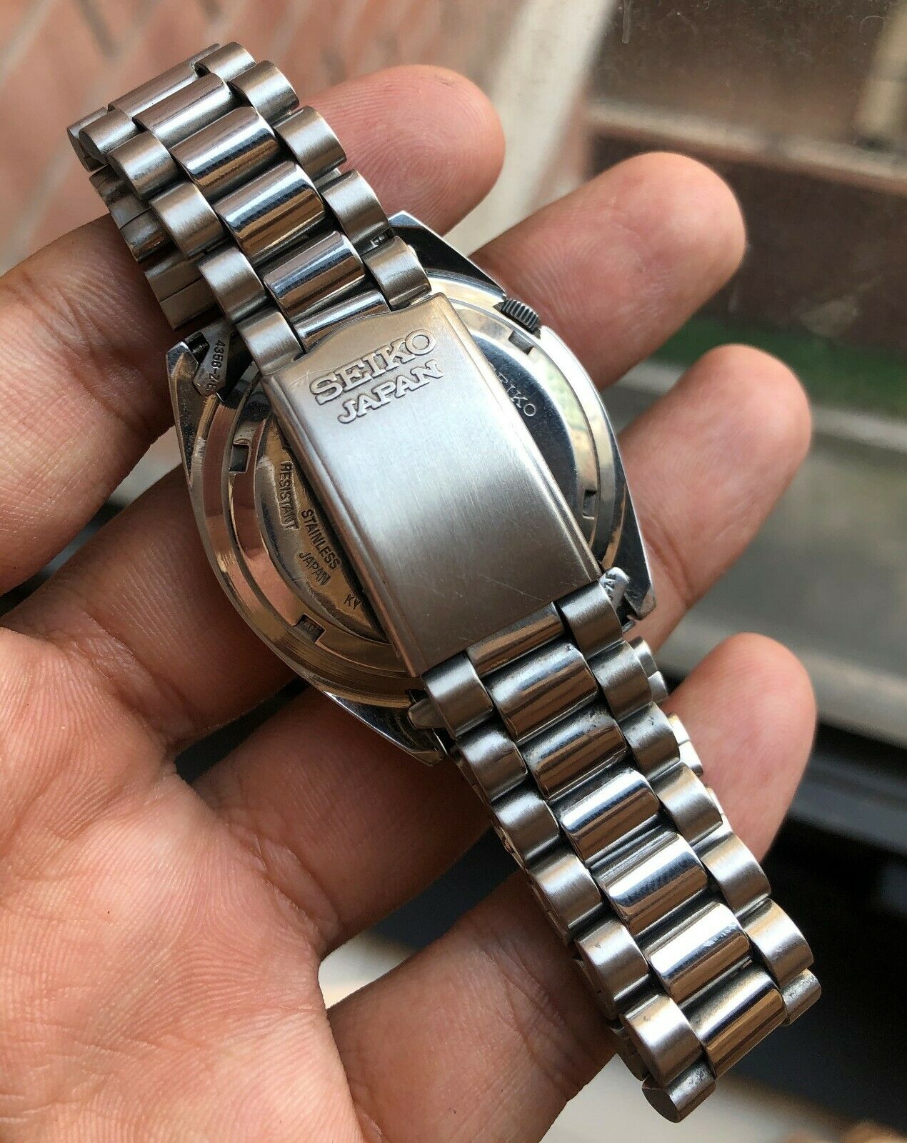 Seiko 5 SKXW25 Sunburst BLACK dial 1996 Vintage Diver Automatic