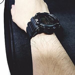 Vintage Kenya G-Shock Army Matte Black DW8800 Rhino Masai Mara 