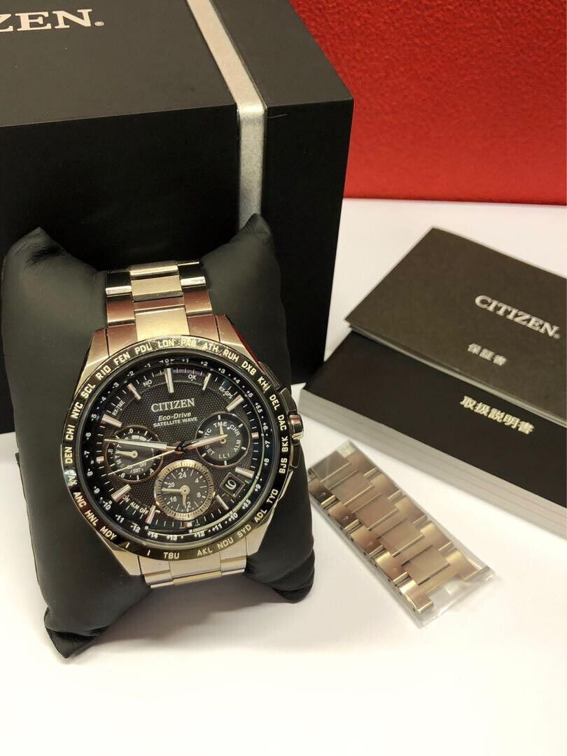 Citizen satellite wave f900 on sale titanium