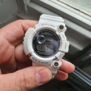 CASIO G-SHOCK FROGMAN ICERC 2006 DOLPHIN/ WHALE GW-206k-7JR WHITE