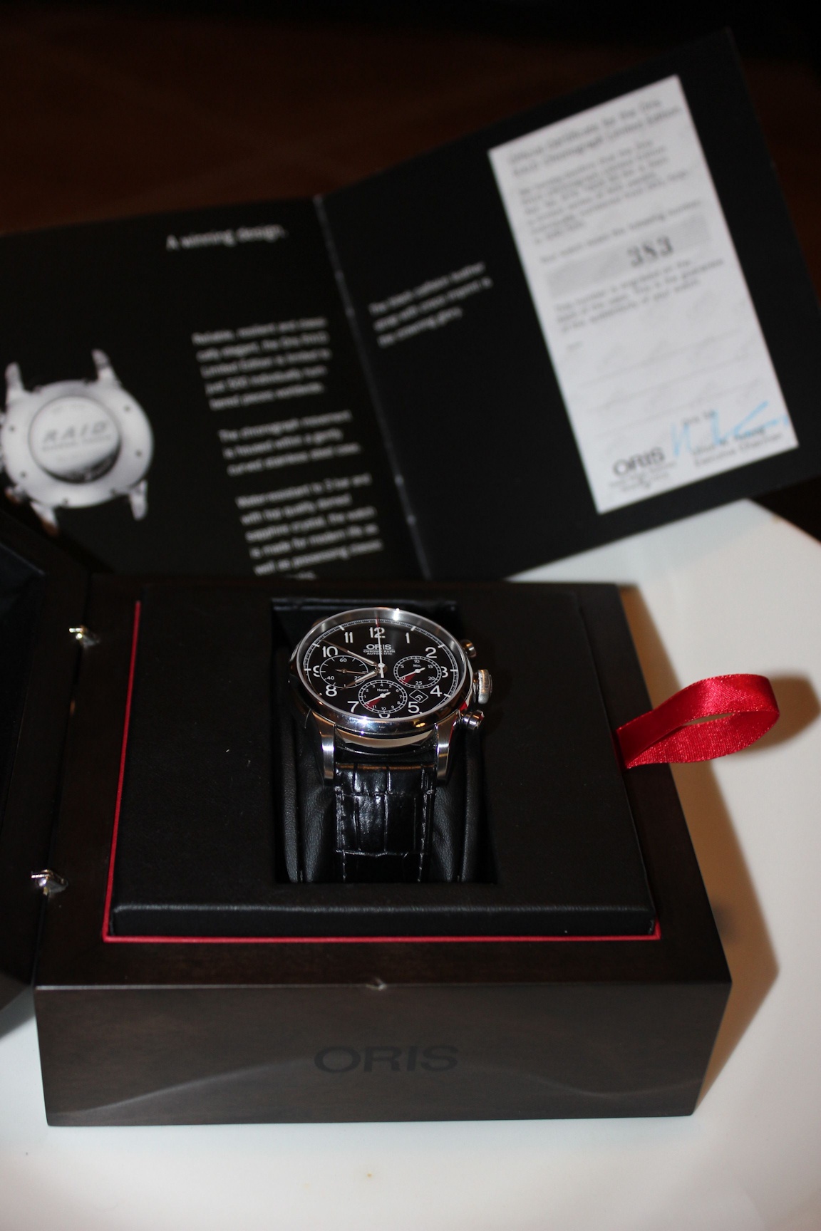 FS Oris RAID 2010 Chronograph Limited Edition WatchCharts