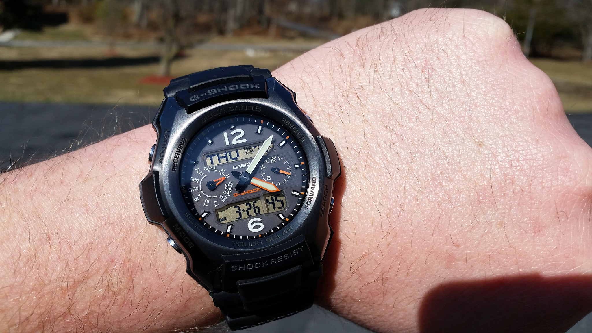 FS GW 2500B Aviator Casio Rare G Shock Multi Band 6 Chronograph WatchCharts Marketplace