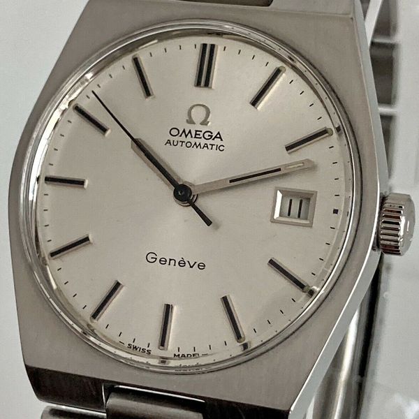 Vintage OMEGA Geneve Cal. 1481 Automatic Men Watch Box and Papers ...