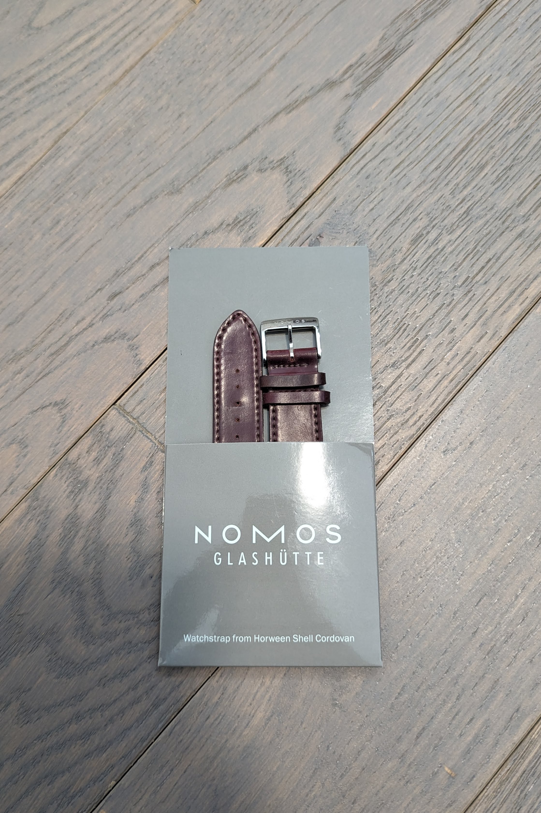 Nomos shell cordovan hot sale watch strap