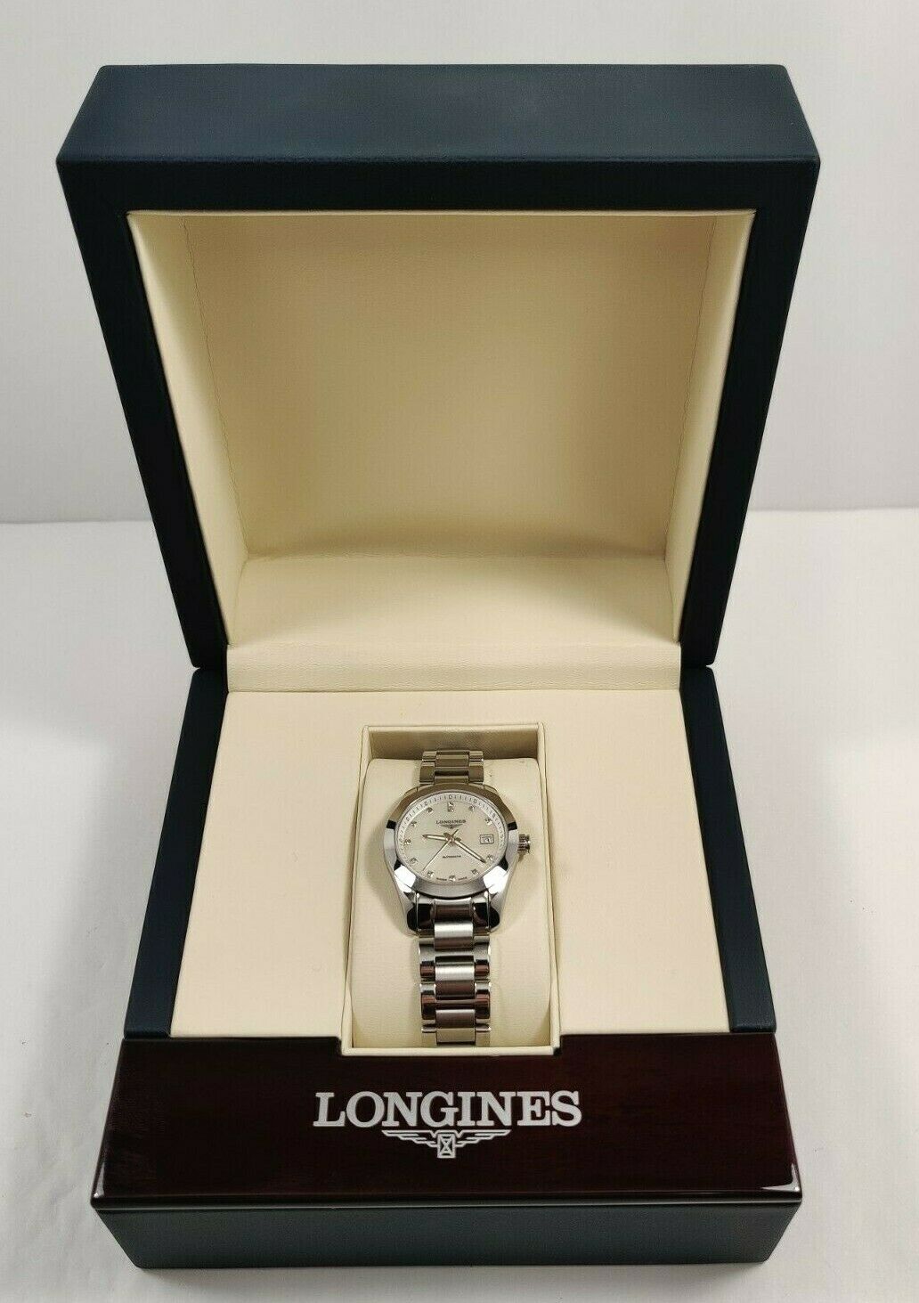 Longines Conquest Diamond SWISS Automatic Stainless Steel Ladies