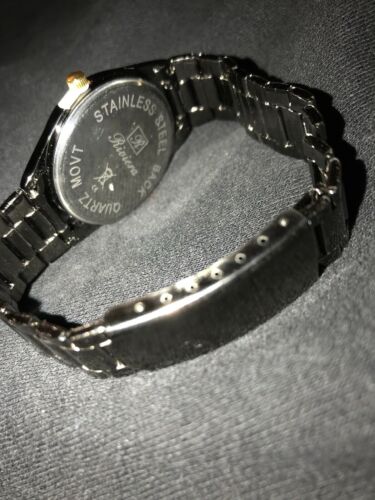 Riviera quartz watch sale stainless steel back