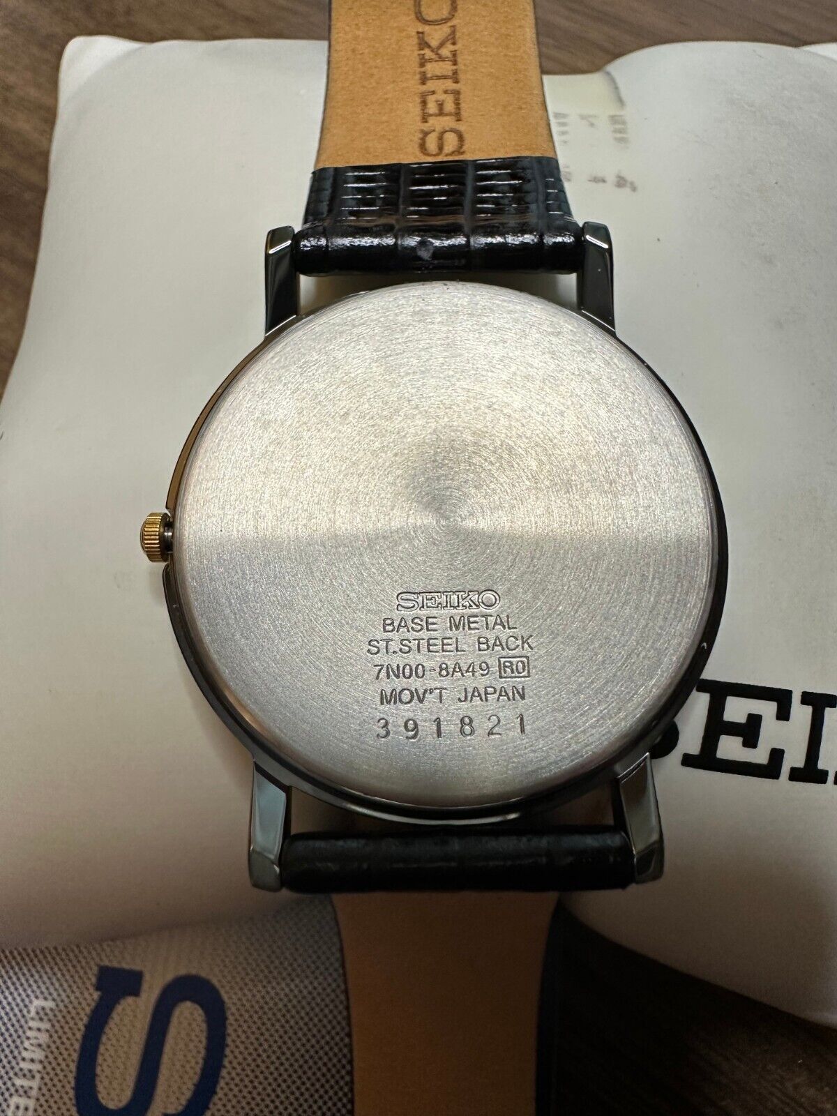 SEIKO SFP240 Black Leather Watch Seiko SARX035] on a black leather strap : r/Watches main image 2