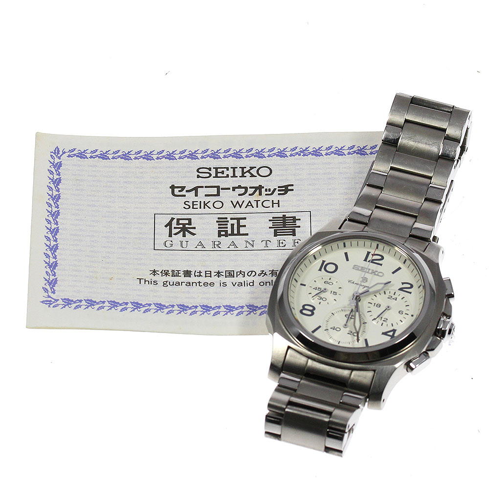☆ With warranty [SEIKO] Seiko Brights Chronograph SAGJ003  display picture 2