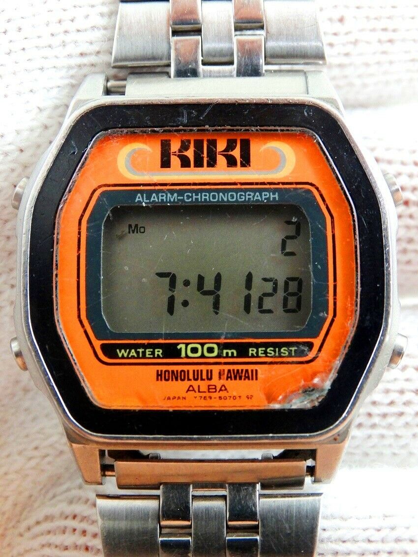 レア　ALBA SEIKO KIKI ダイバー　時計 HAWAII 水深100m レア ALBA SEIKO KIKI ダイバー 時計 HAWAII 水深100m
