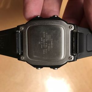 Casio W800h 1av Mens Digital Sports Watch Black Watchcharts