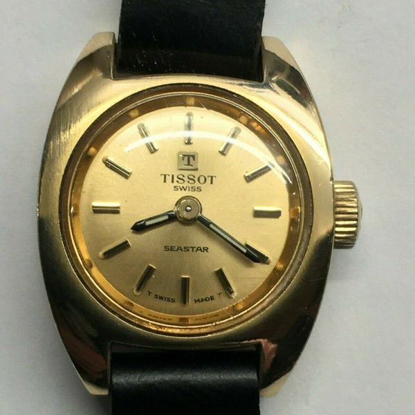 Tissot Vintage Ladies Gold Plated 