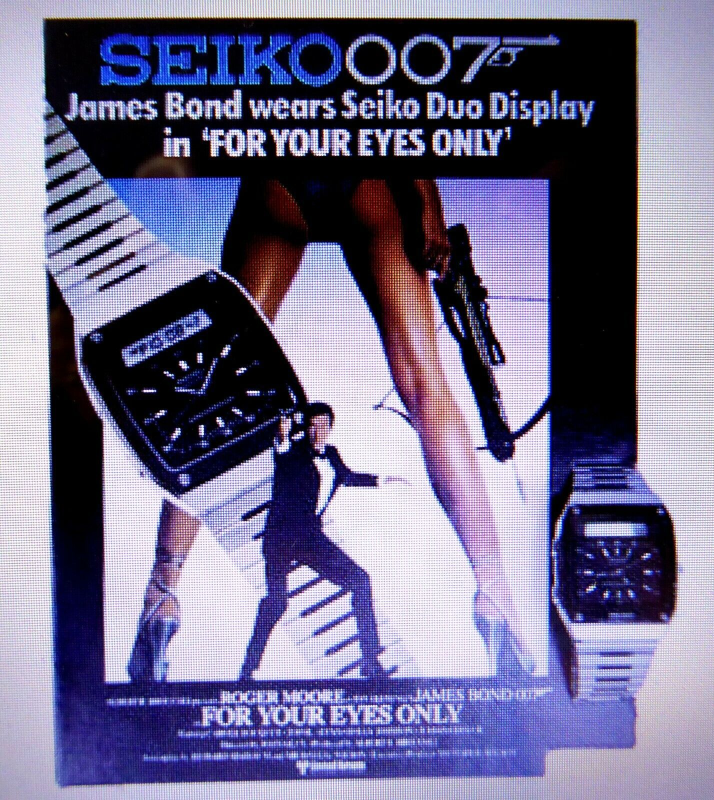 Rare JAMES BOND vintage Seiko H357-5040 watch as worn in For Your Eyes only  1981 | WatchCharts