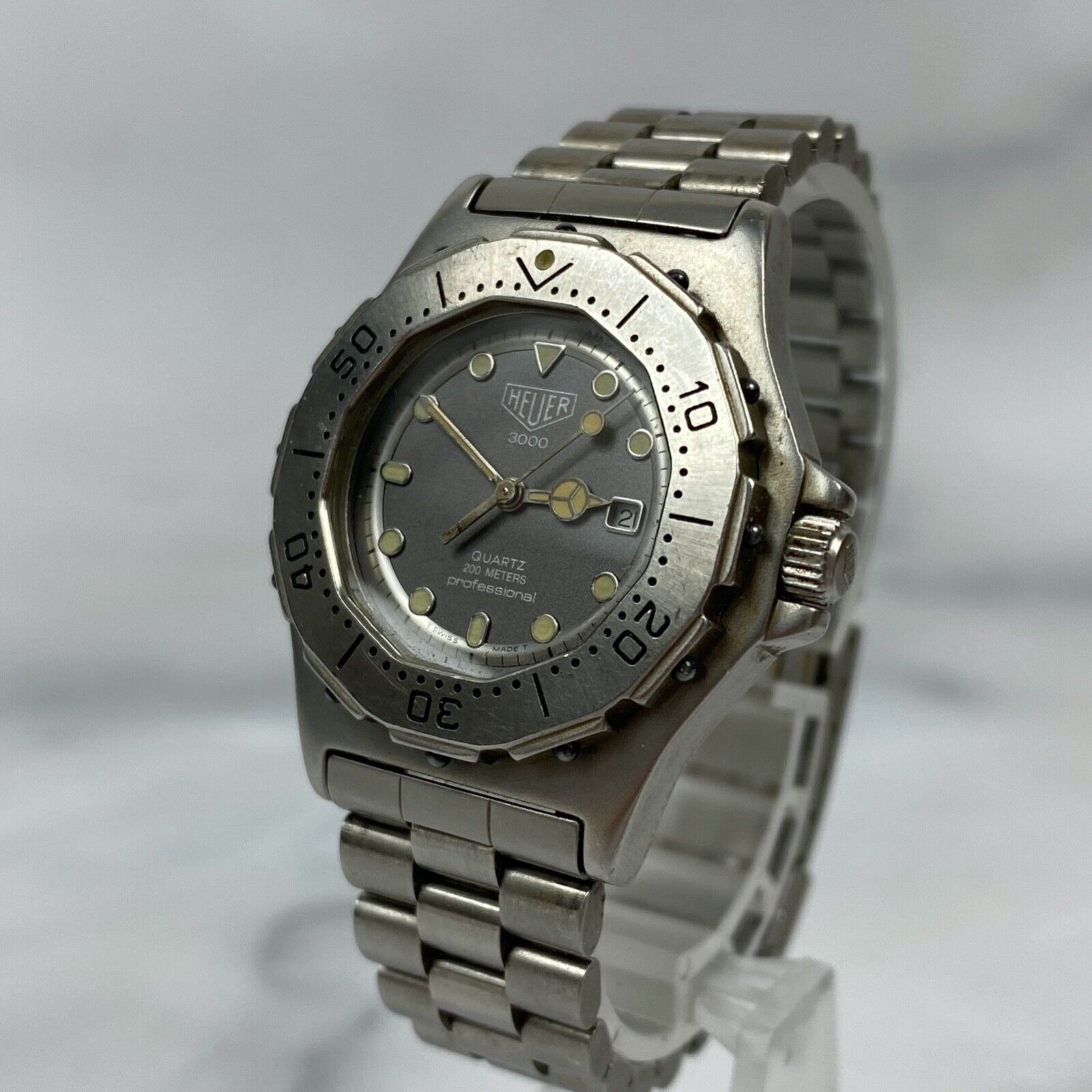 TAG HEUER 932.215 3000 professional 200M Date Womens Watch Vintage  Excellent | WatchCharts Marketplace