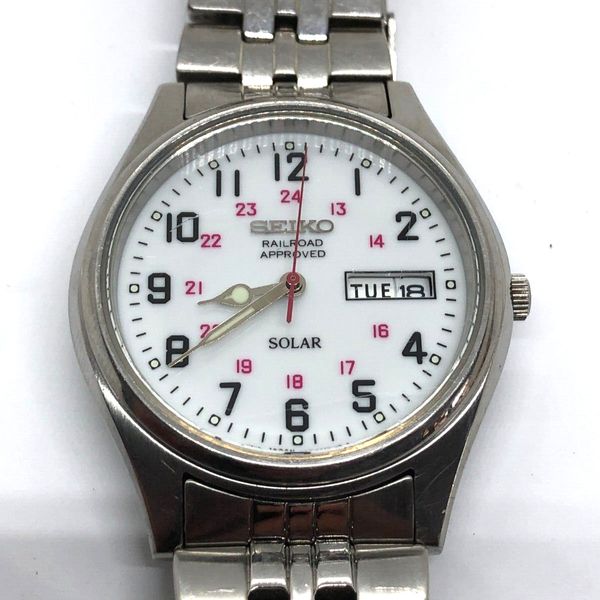 Vintage Seiko Railroad Approved Solar Watch - AS IS | WatchCharts ...