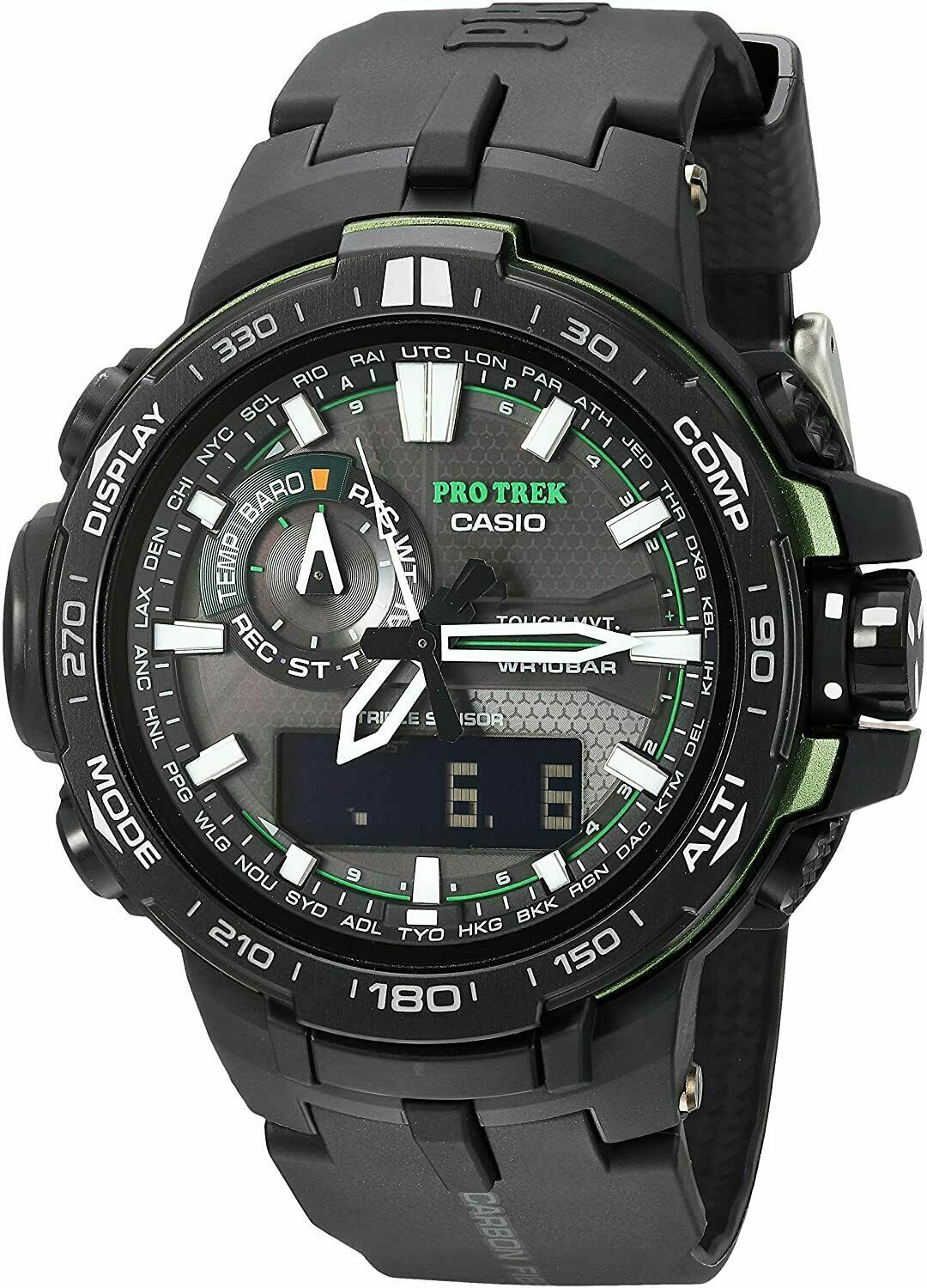 Casio Pro-Trek 5365 PRW-6000Y Tough Solar Digital Sport Watch 