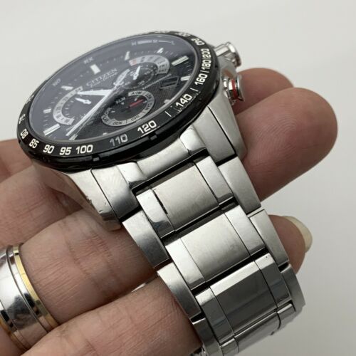 Citizen Eco-Drive E850 Wrist Watch for Men Radio Controlled WR200