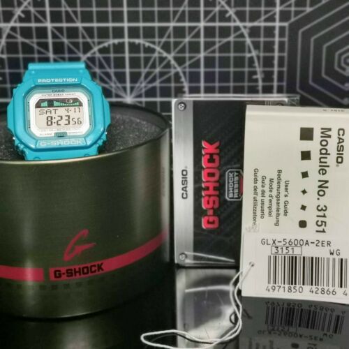 G-Shock G-RIDE GLX-5600 Summer G-Lide Surfer Tide Moon Blue GW-M