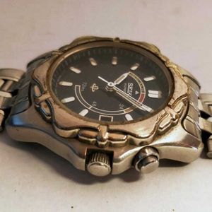 VINTAGE SEIKO Kinetic 3M22-0A33 72hrs Ladies Quartz JAPAN Mov,t