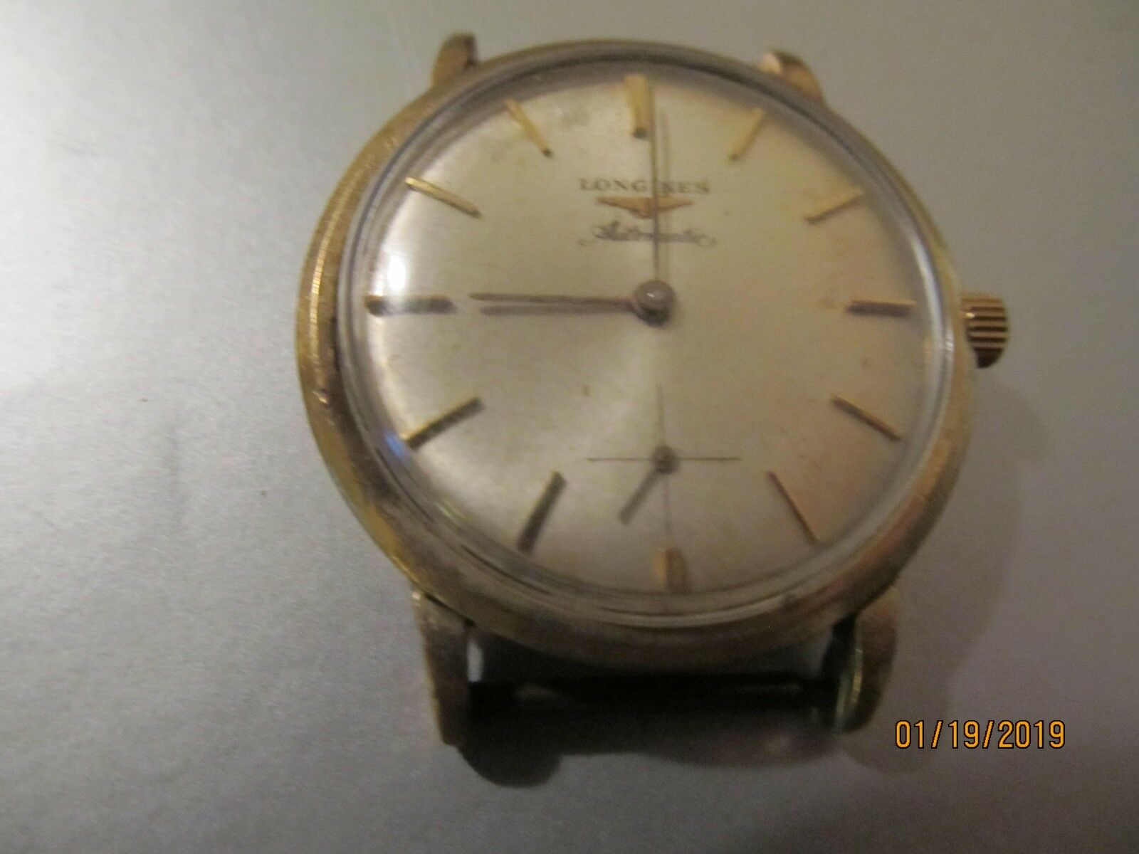 Vintage Men s Longines Admiral 1200 Automatic watch for parts