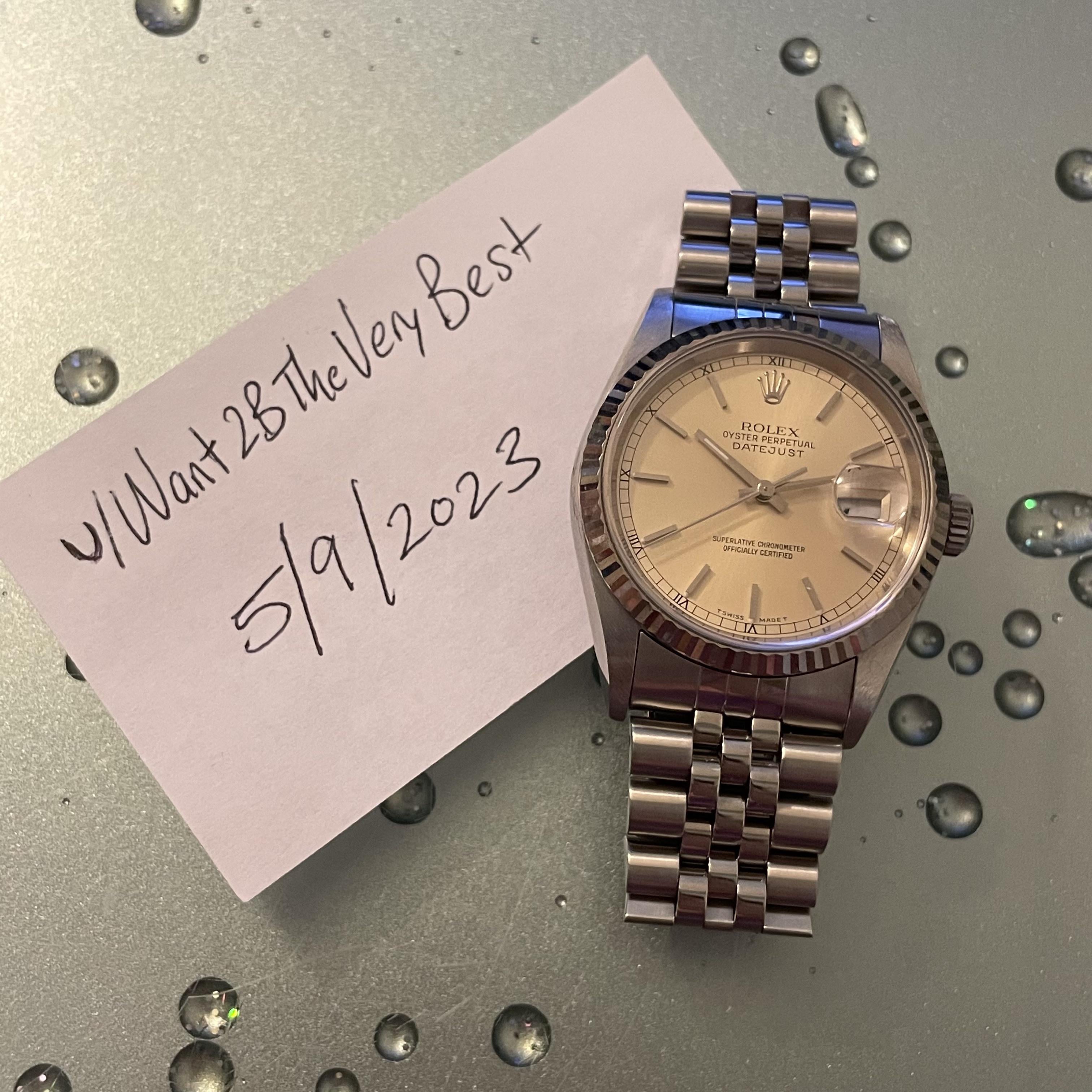 Rolex datejust cream outlet dial