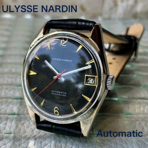 Ulysse Nardin INCABLOC date 25 JEWELS Automatic Vintage Watch