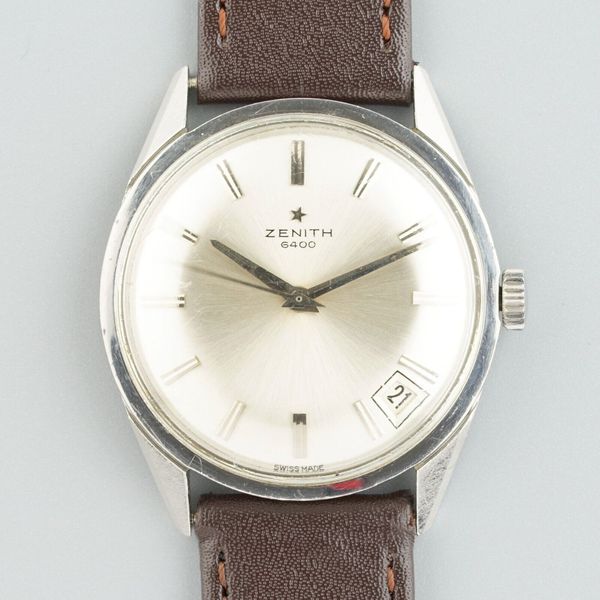 フレンチアンティーク　1940年代-1950年代頃　86x85cm ZENITH 6400 DATE DRESS WRISTWATCH CIRCA 1960S VINTAGE | WatchCharts