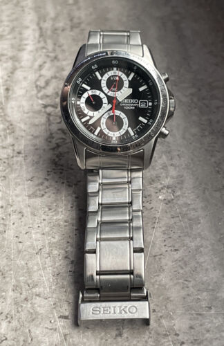 Seiko chronograph 100m prix hot sale